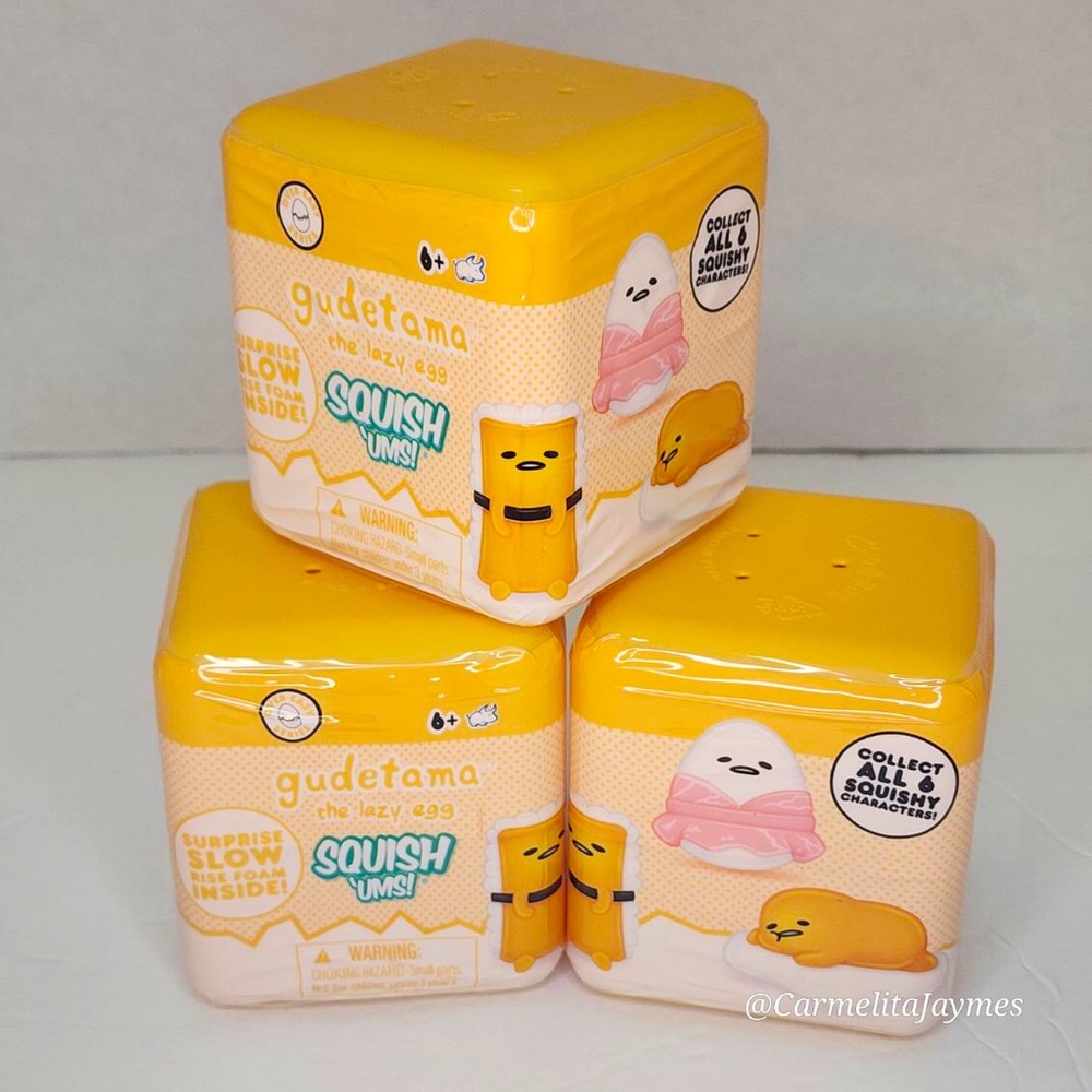 GUDETAMA 🍳 Lazy Egg Mystery Squishums Over Easy Series Surprise Squishy
